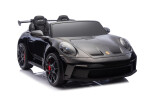 Mamido Elektrické autíčko Porsche 911 GT3 XXL | 24V14Ah | 12km/h | Nafukovací kola | 2x320W | Pro 2 děti | Lakované černé