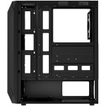 EVOLVEO Xenon, skříň ATX, 4x ARGB ventilátor 120mm, přední panel airflow mesh, černá