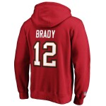 Fanatics Pánská mikina Tampa Bay Buccaneers NFL Tom Brady #12 Player Hoodie Velikost: M