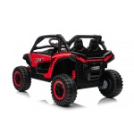 Mamido Elektrické autíčko Buggy UTV KCK 4x4 červené 24V | 800W | 50 kg | EVA | LED | 2,4Ghz | ECO kůže