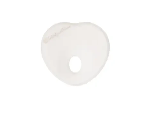 KikkaBoo Ergonomický polštářek z paměťové pěny Heart Airknit White (31106010128KB)