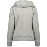 Geografické Norsko Fespote Lady 100 Distri W WU8015F/GN B-Grey7 Mikina s kapucí xxl