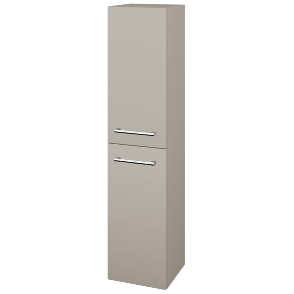 Dřevojas - Vysoká skříň s košem na prádlo DOS SVD2K 35 - N07 Stone / Úchytka T03 / N07 Stone / Pravé 210953CP
