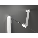 MEXEN/S - Velar Duo posuvné sprchové dveře 170 cm, grafit, bílá 871-170-000-42-20