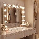 REA - Zrcadlo LED HOLLYWOOD White HOM-12010