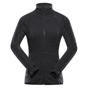 Dámská rychleschnoucí mikina s cool-dry ALPINE PRO ONNECA black L-L