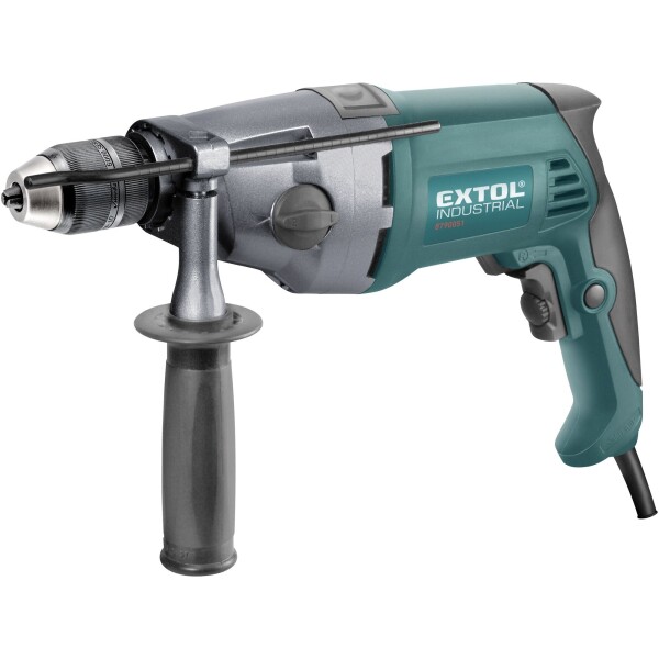 EXTOL INDUSTRIAL 8790051 Vrtačka s příklepem, 1050W, 1,5-13mm rychloupínací, HDD 1050 C