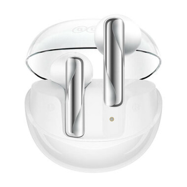 QCY T32 AilyBuds Clear bílá / Bezdrátová sluchátka / TWS / ANC / mikrofon / Bluetooth 5.3 / IPX5 / s dobíjecím boxem (T32 white)