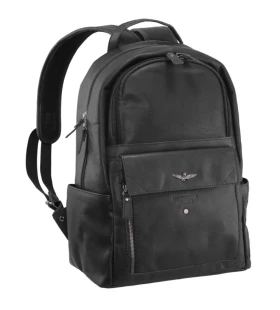 Batoh Aeronautica Militare Vintage classic AM-355-01 černá 18 L