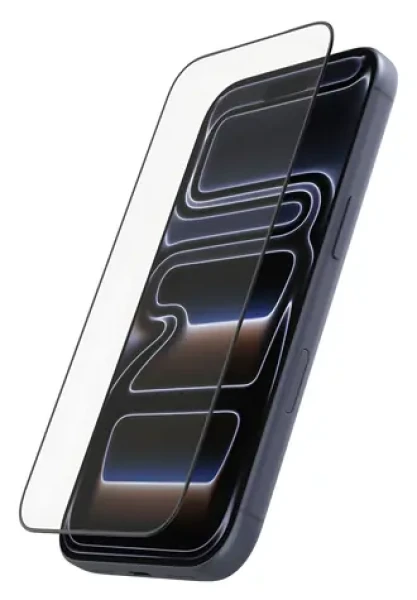 Hama Extreme Protect iPhone 17 Pro / Ochranné sklo na displej / D3O® / 10H / černý rám / 0,33 mm (00228557)