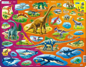 Puzzle MAXI - Dinosauři/85 dílků - Larsen