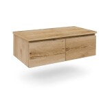 Koupelnová skříňka s krycí deskou SAT B-Way 119x30x45 cm dub mat BWAY120OAKD BWAY120OAKD