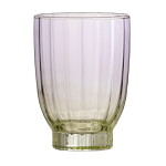 Bloomingville Sklenice na vodu Nicoline 330 ml zeleno-modrá, sklo