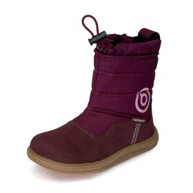 Dívčí zimní barefoot boty s membránou Bugga RUBA Fuchsia B00197-07 - 32