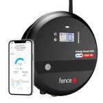 Premium sada solární ohradník - Kompletní přenosná schránka + 10J Wi-Fi chytrý zdroj, panel 200 W