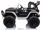 Mamido Dětské elektrické autíčko Jeep Power Policie černo-bílé