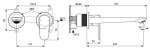IDEAL STANDARD - Cerafine O Umyvadlová baterie pod omítku, 2-otvorová instalace, chrom BD133AA