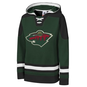 Outerstuff Dětská mikina Minnesota Wild NHL Ageless Must Have – Home Pullover Velikost: Dětské XL (170 – 176)