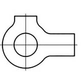 Podložka plochá se 2 laloky 21 mm 37 mm ocel pozinkované 250 ks TOOLCRAFT TO-6854901