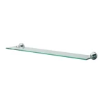 Spirella ATLANTIC nástěnná polička 40 cm chromovaná ocel / sklo (7610583064189)