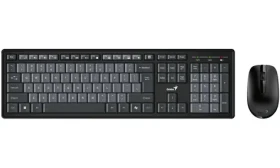 Genius Smart KM-8200 Dual Color černo-šedá / Bezdrátový set 2.4GHz / Copilot / USB / CZ+SK layout (31340003430)