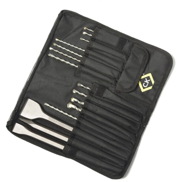 C.K T3133 tvrdý kov sada vrtáku do betonu 15dílná 1 ks