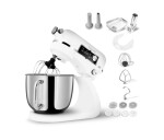 Salente DigiChef+, kuchyňský robot, mísa 6 litrů, celokovový, masomlýnek, digitální displej, bílý