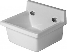 DURAVIT - Starck 3 Výlevka 48x43 cm, bez otvoru pro baterii, s WonderGliss, bílá 03134800001