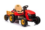 Mamido Dětský elektrický traktor BBH-030 s přívěsem červený