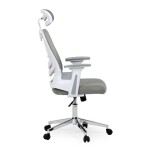 Kancelářská židle, houpací mechanismus, šedá, KA-K2031 GREY