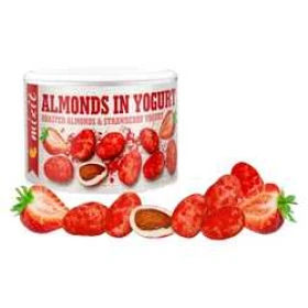 Mixit Mandle v jogurtu s jahodovým prachem 240 g