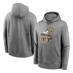 Nike Pánská mikina New Orleans Saints NFL Rewind Throwback Fleece Hoodie Velikost: S