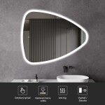 CERANO - Koupelnové LED zrcadlo Riflettore - 80x65 CER-429322