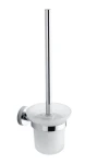 Kielle WC štětka nástěnná s držákem, matné sklo/chrom 40502030