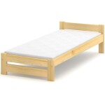 KLASA-NÁBYTEK.cz Dvoulůžková postel ALFA borovice ROZMĚR: 200 cm
