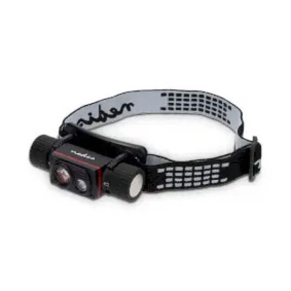 Nedis LED světlomet / Napájení z baterie / Napájení z USB / 3.7 V DC / Včetně baterií / Dobíjecí / 1000 lm (LHLR10WBK)