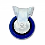 Kolečko pojezdové, 160mm, pevné, tvrdá pryž-modrá, 250kg
