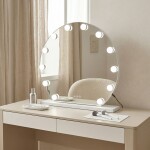 REA - Zrcadlo LED HOLLYWOOD White 50 cm HOM-12016