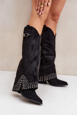 Kozačky na podpatku model 204658 Step in style 36