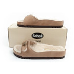 Scholl Iconic MEG Taupe W F303171062 dámské žabky 38