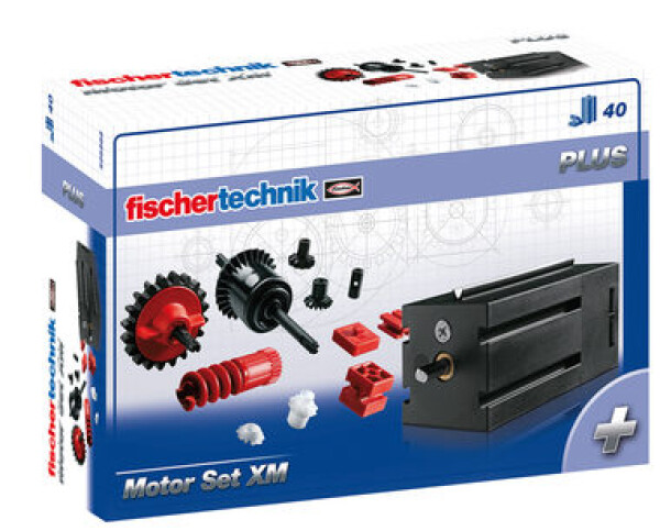 Fischertechnik Plus Motor Set XM / Silný převodový motor k modelům / od 7 let (505282-F)