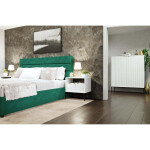 Čalouněná postel Paxton 180x200, zelená, bez matrace