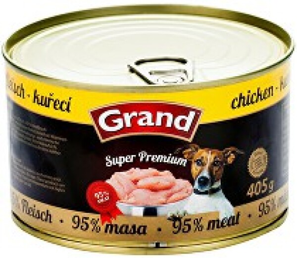 GRAND konz. Superpremium pes drůbeží 405g + Množstevní sleva