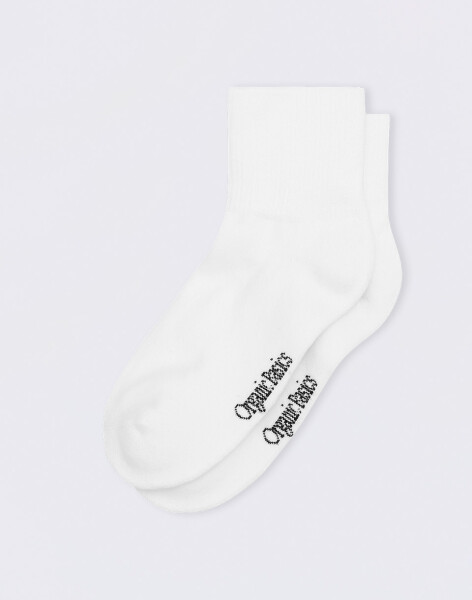 Organic Basics Core Ankle Socks 2-pack White 39-42