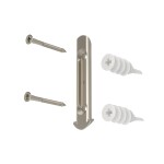 Stříbrná roztažitelná garnýž 107-305 cm Umbra LOOP