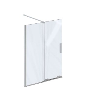 RAVAK - Roll Vanová zástěna 110x150 cm, chrom/čiré sklo X786D0C00Z1