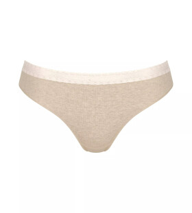 Dámské kalhotky GO Ribbed R Tai C2P - GRAY - sv. béžové M013 - SLOGGI GRAY M