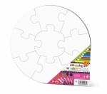 Namaluj si sám puzzle kruh