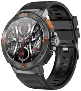 BlitzWolf BW-AT5 černá / Chytré hodinky / 1.43" / BT 5.3 / IP67 / Android iOS (BW-AT5 Black)
