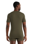 Pánské triko krátký rukáv ICEBREAKER Mens Anatomica SS Crewe, Loden velikost: XL